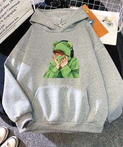 gray karl jacobs frog hoodie sweatshirts men variants 7 - Karl Jacobs Shop