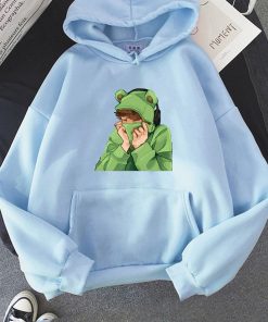 light blue karl jacobs frog hoodie sweatshirts men variants 6 - Karl Jacobs Shop