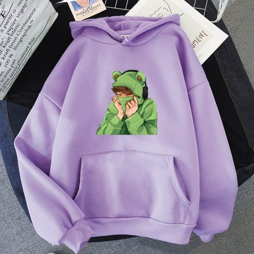 light purple karl jacobs frog hoodie sweatshirts men variants 2 - Karl Jacobs Shop