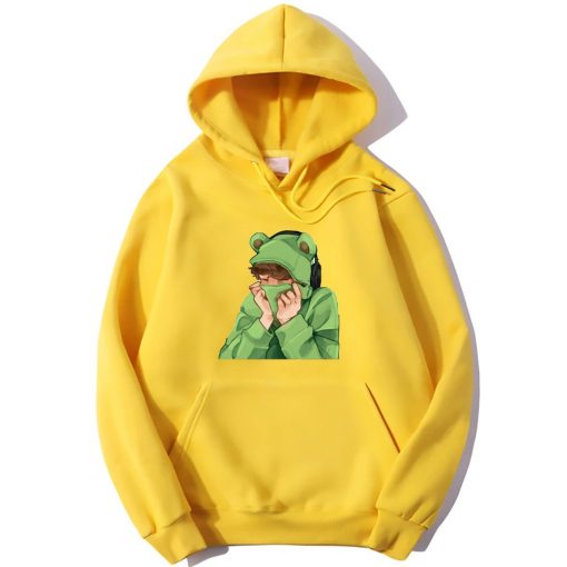 yellow karl jacobs frog hoodie sweatshirts men variants 10 - Karl Jacobs Shop