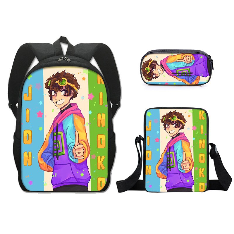 The Karl Jacobs Schoolbag Travel Backpack Shoulder Bag Pencil Case Gift for Kids Students 6 - Karl Jacobs Shop