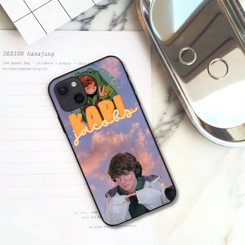 karl jacobs Phone Case For iPhone 11 12 Mini 13 Pro XS Max X 8 7 3 - Karl Jacobs Shop