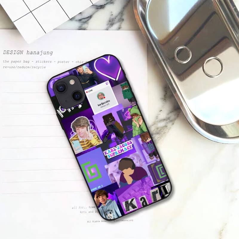 karl jacobs Phone Case For iPhone 11 12 Mini 13 Pro XS Max X 8 7 5 - Karl Jacobs Shop